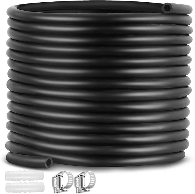 Self Sinking PVC Aeration Hose 100' Length Brushed Surface OEM Customizable for Aeration Systems