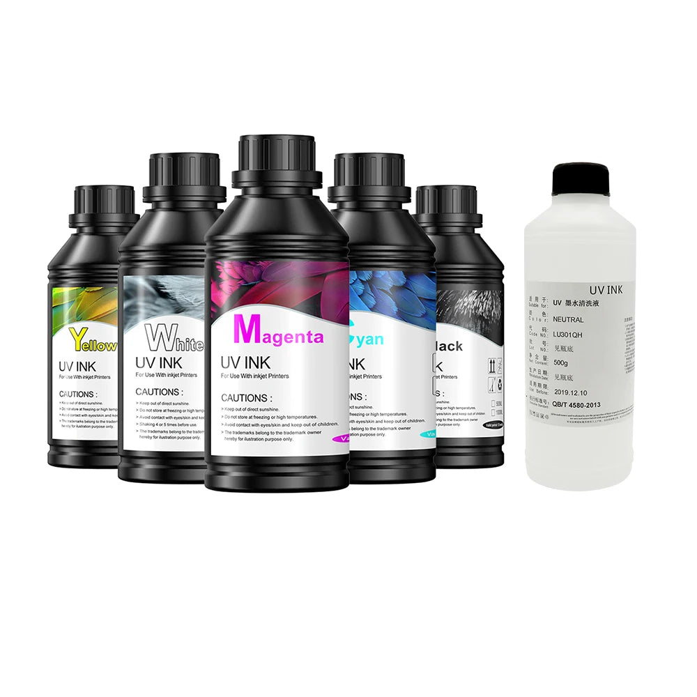 Nice Quality   LED UV Ink for UV Flatbed Printer for Epson  Print Head Used