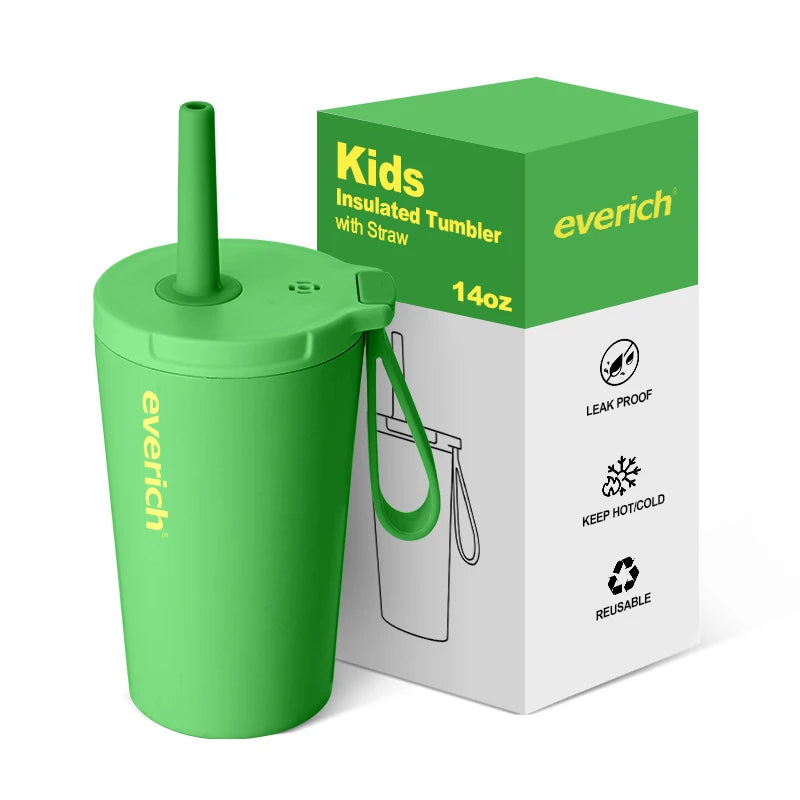 Wholesale Everich and Tomic Stainless Steel Beer Cup Thermal Mug Vacuum Tumbler With Handle and Lid