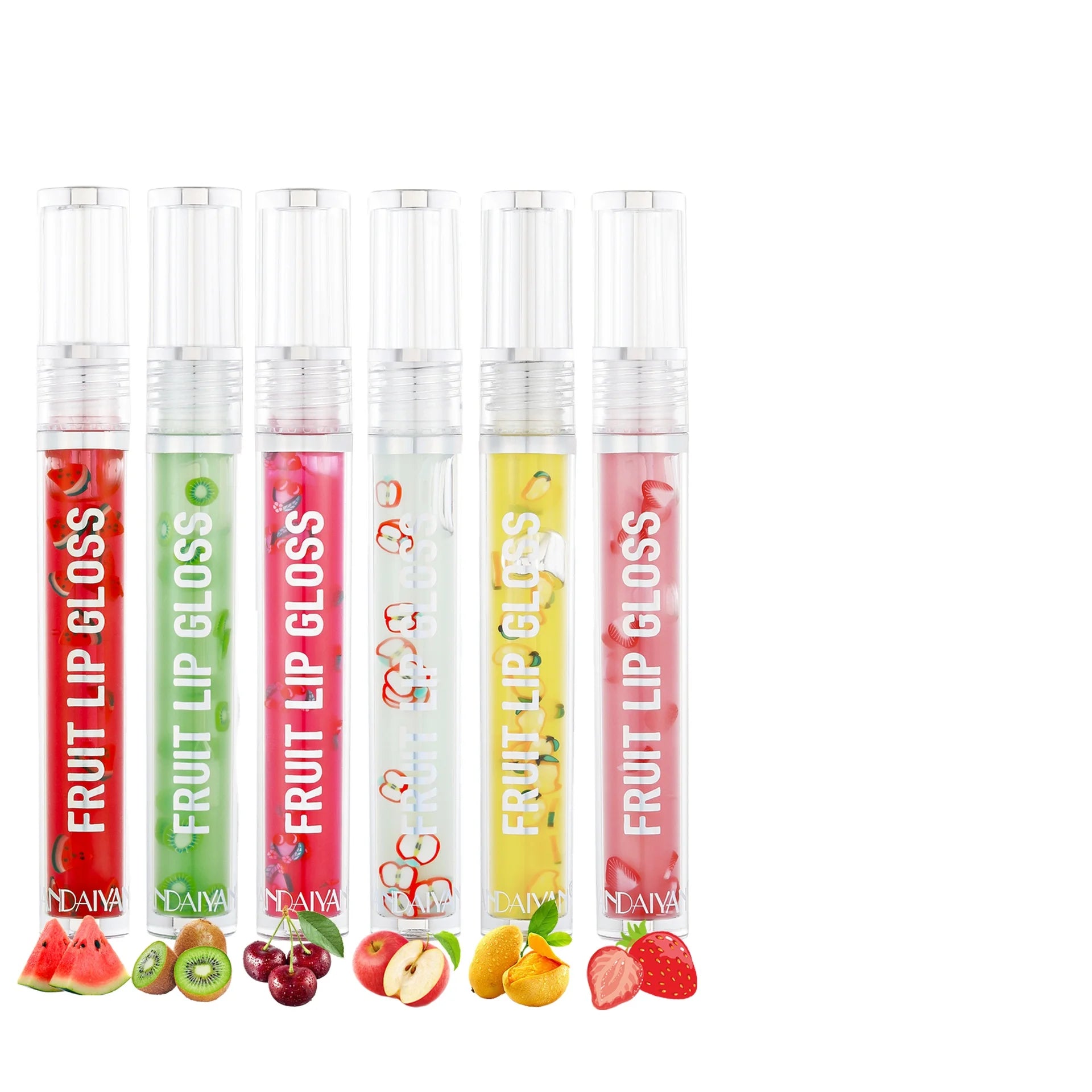 Lip Plumper Gloss Lip Glow Oil Transparent Waterproof Tinted Fruit Clear Vegan Pink 5G Liquid Nude MSDS 3 Years Regular Size 123
