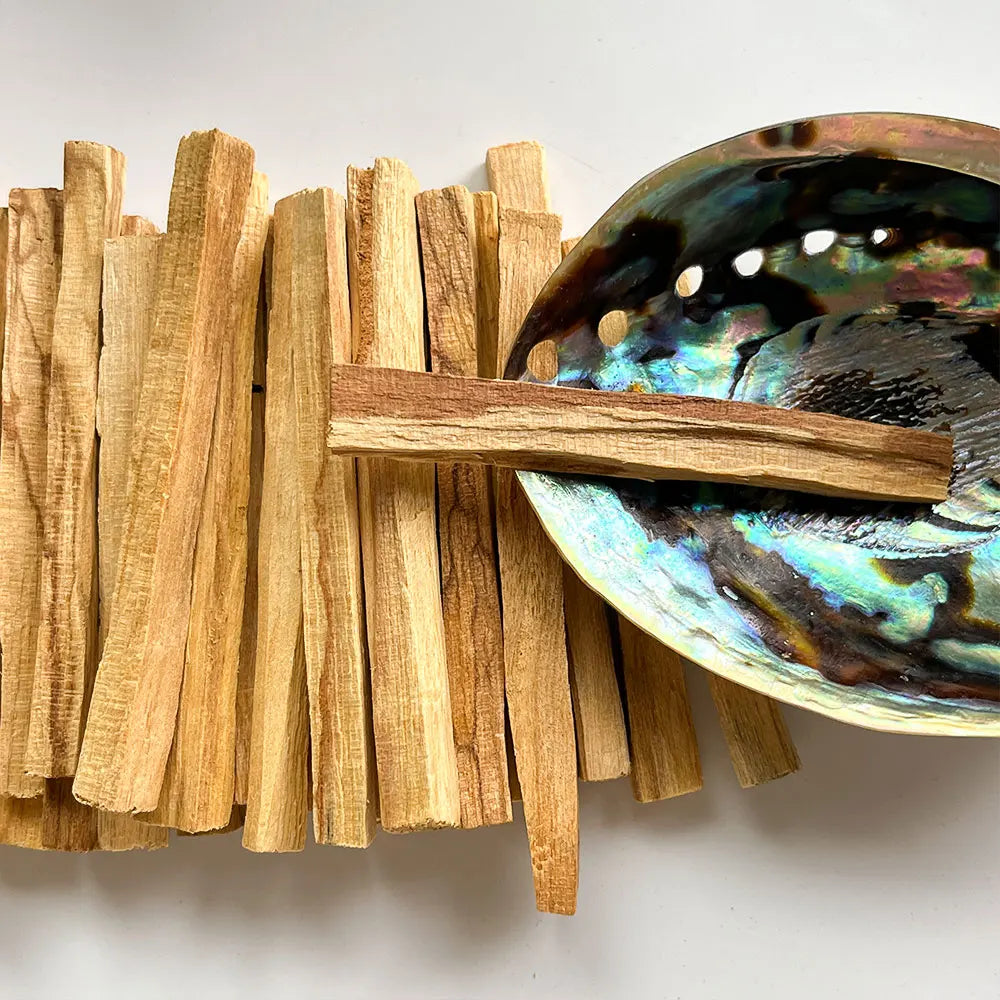 Palo Santo Smudging Sticks High Resin Palo Santo Holy Wood Wild Harvested Incense Stick for Purifying Cleansing Meditation