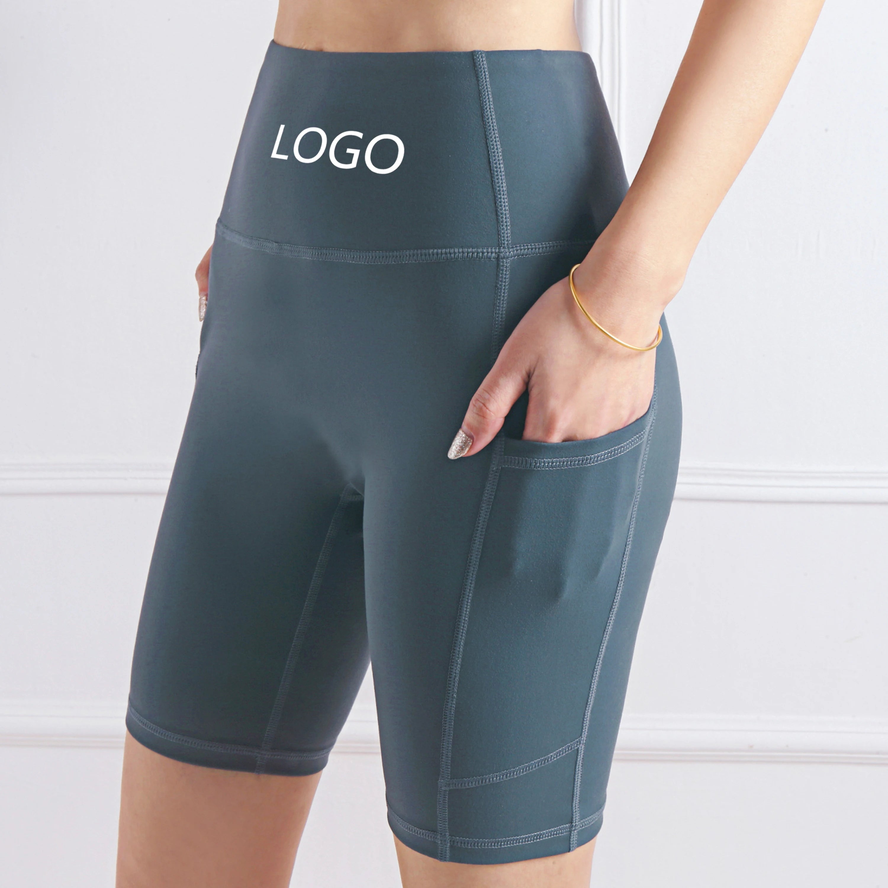 2025 New Slimming Leggings Yoga Pants Wholesale Sport Elastic Yoga Shorts Women Yoga Leggings With Pockets