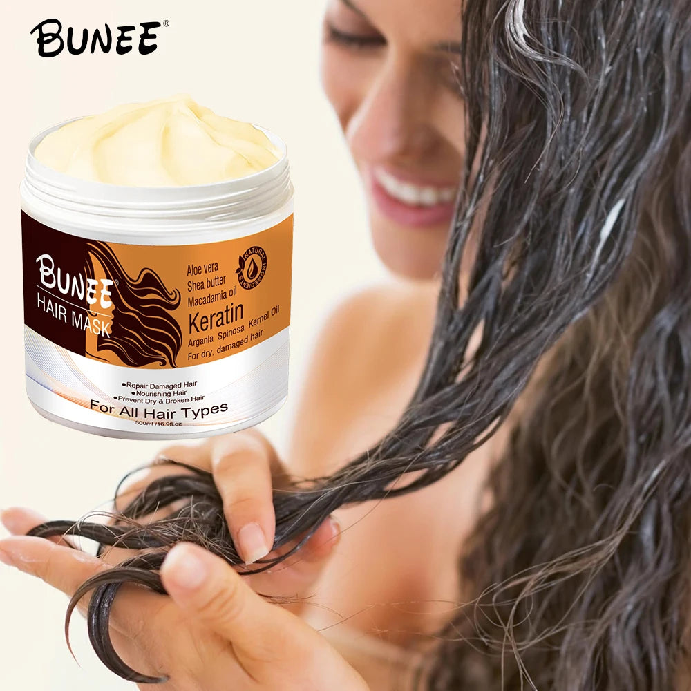Wholesale Keratin Hair Mask Smoothing Moisturizing Deep Conditioning Protein Hair Regrowth Mask Bulk for Curly Hair