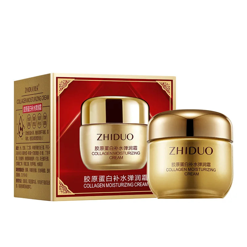 OEM Private Label ZHIDUO  Collagen Moisturizing Moisturizing Refreshing Non-greasy Skin Rejuvenation Cream