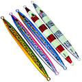WEIHE 120-400g 5Colors Metal Jigging Lures Lead Fish Metal Fishing Lure Lead Fishing Bait for Seawater Big Fish Lures
