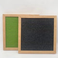 Amazon Hot Sale Custom Color Changeable  Felt Letter Board with Natural Oak Wood for Home Decor