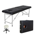 Portable Beauty Salon Spa Equipment Furniture Tattoo PU Foldable Massage PU Bed Tables Beds