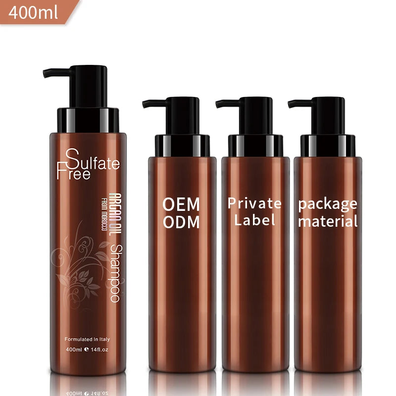 NUSPA Manufacturer Low MOQ Sulfate Free Argan Oil Keratin Protein Shampoo for Luxury Professional Natural Hair Care