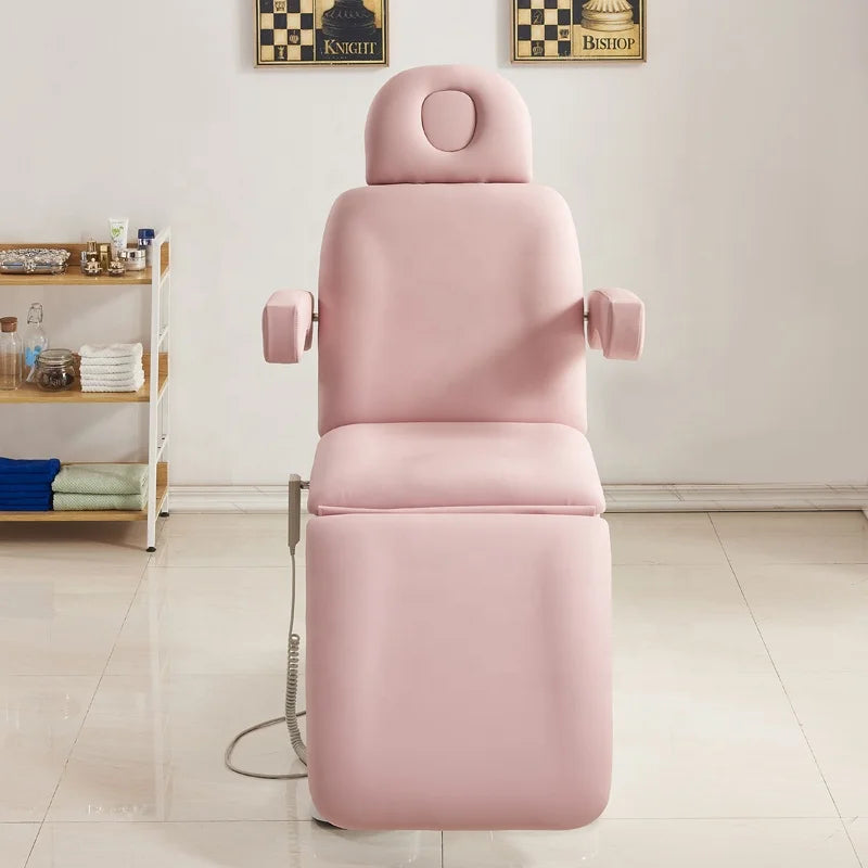 Foshan Factory Modern Pink Electric Beauty Bed with 3/4 Motors for Salon Massage