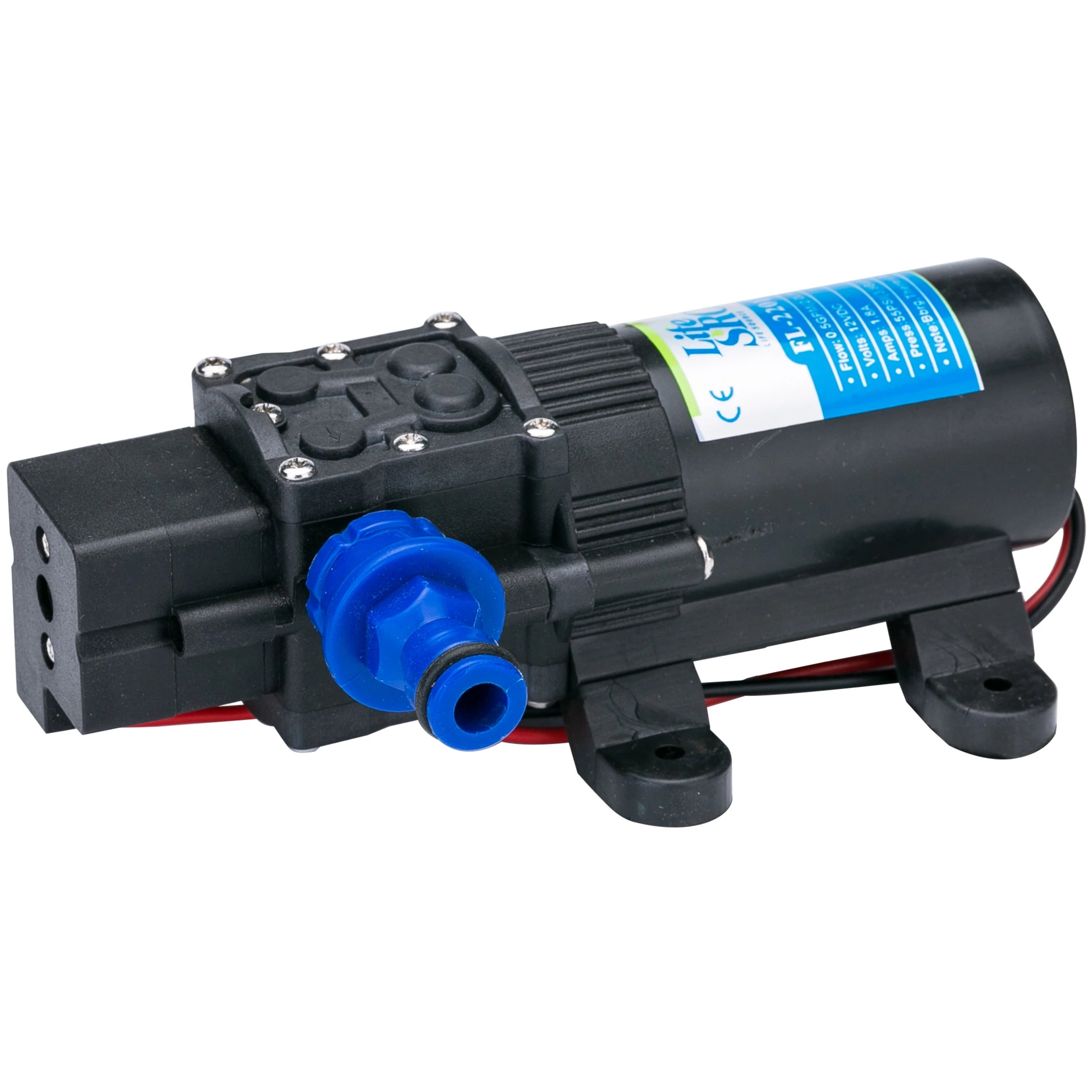 LifeSRC 12v and 24 Volt Dc Solar High Pressure Booster Misting Car Washing Mini Diaphragm Water Pump