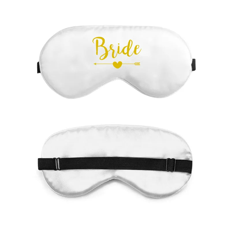 Custom Silky Blindfold Eye Cover Sleep Mask for Games Party Sleeping Travel and Adjustable Strap