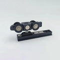 Synchronized Sliding Bypass for Sliding Door Roller Set and Hardware Kit Aluminum Alloy Modern Relax Sliding Door System
