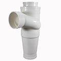 YIFENG PVC Same-Layer Whirlwind Drain Tee DN50 PVC Pipe and Pipe Fitting