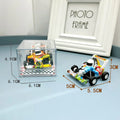 Zhiqu Toys Alloy Mini Return Inertia Kart Model Graffiti Design for Boys and Girls Hobby Pre-Built Model