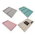 Shopping Mall Flannelette Wood 10/15 Pairs Glasses Display Tray Sunglasses Counter Display