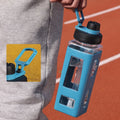 Cheap Outdoor Sports Travel 600ml Leakproof Drinking Cup Bpa Free Gym Plastic Water Bottle With Straw