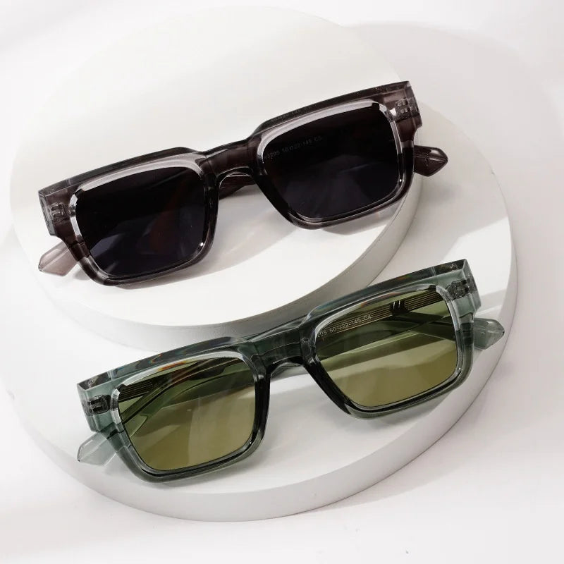 Hot Selling 2025 New Arrival Square Frame Men's Sunglasses Customizable UV400 for Men Wholesale Bulk Order