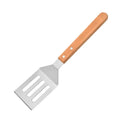Stainless Steel BBQ Spatula Multifunction Grill Spatula with Wooden Handle for BBQ Grills and Kebabs