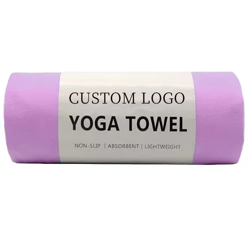 High Quality Custom Logo Microfiber Suede Soft Water Absorption Sports Towel Non-slip Small Dot Laser Engraved Custom Towel