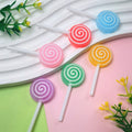 100pcs Mini Lollipop Candy Nail Charms Decoration DIY Mini Lollipop Slime Charms Kawaii Resin Craft