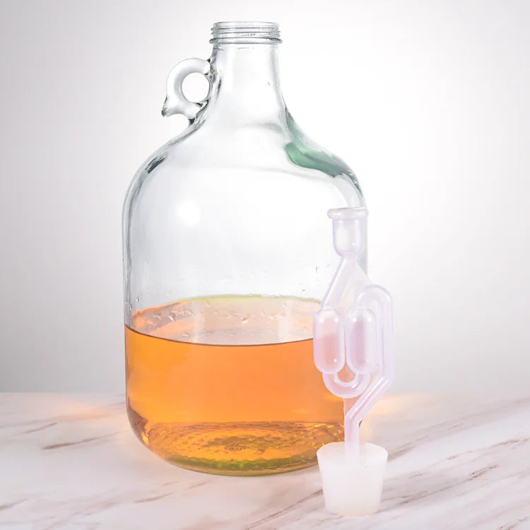 Wholesale 5 Liter clear Glass Jar with Handle Used As Small Fermenter