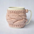 Y-Z Custom 100% Cotton Crochet Mug Cozy Cover Wrap for Tea or Coffee for Giveaways