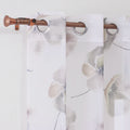 Wholesale Floral Design Transparent Voile Sheer Tulle Paper Digital Printing Curtains Elegant Printed Drapes for Home Living