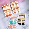 Wholesale Custom Snow Pattern Gel Polish Nail Sticker Decals 3D Non-Toxic Nail Art Wraps in Summer and Autumn Style Thin Type