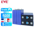 Free Ship EU PL EVE MB31 314Ah A grade CATL 587Ah Large Capacity Rechargeable Lifepo4 Cell 8000 CYCLES Home energy DDP free tax