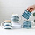 Factory Simple Nordic Reusable Travel Private Label Coffee Cup Breakfast Milk Couple Water Mug for Friends Gift