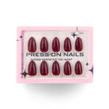 100% Acrylic GD36 30 Pcs French Minimalist High-end Feel Coated Short Almond Shape Acrylic Press on Nails Customize False Nails