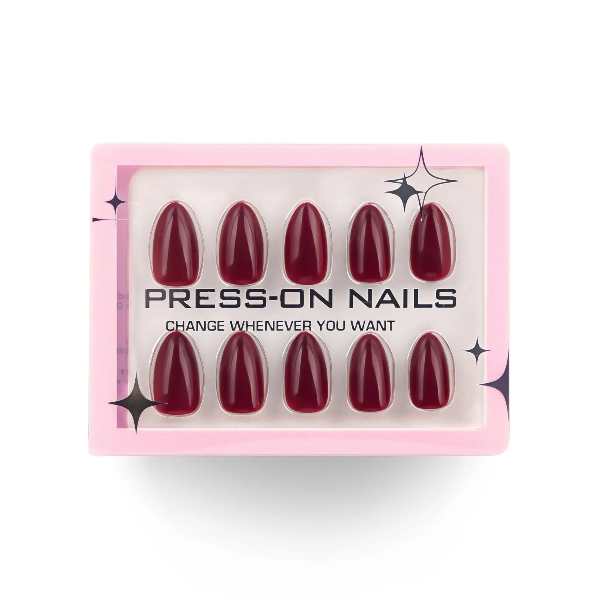 100% Acrylic GD36 30 Pcs French Minimalist High-end Feel Coated Short Almond Shape Acrylic Press on Nails Customize False Nails
