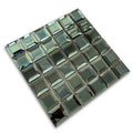 5 Faces 3D Dark Gray Color Beveled Mirror Glass Tile Glass Mosaic