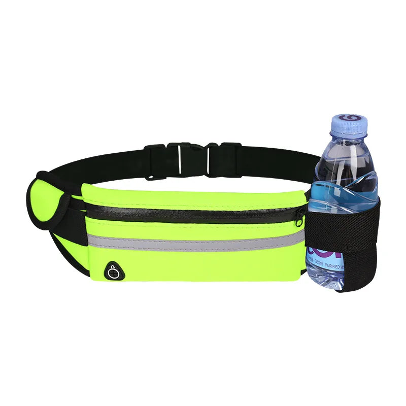 Sports Running Cycling Gym Belt Bag with Comfortable Zipper Closure Waterproof Reflective Phone Case for Man Woman Stylish