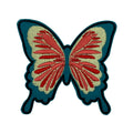 Custom rainbow Embroidery Patch butterfly Insect Embroidered Patches