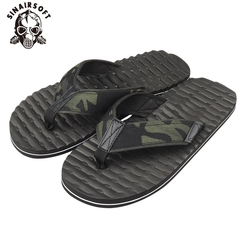 Tactical Camouflage Flip Flops Slipper Camouflage Men Women Anti-Skid EVA Webbing Sport Hunting Accessories