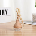Wholesale Custom Empty 5ml 8ml 10ml Glass Car Air Freshener Perfume Bottle Drop Shape Car Diffuser Bottle