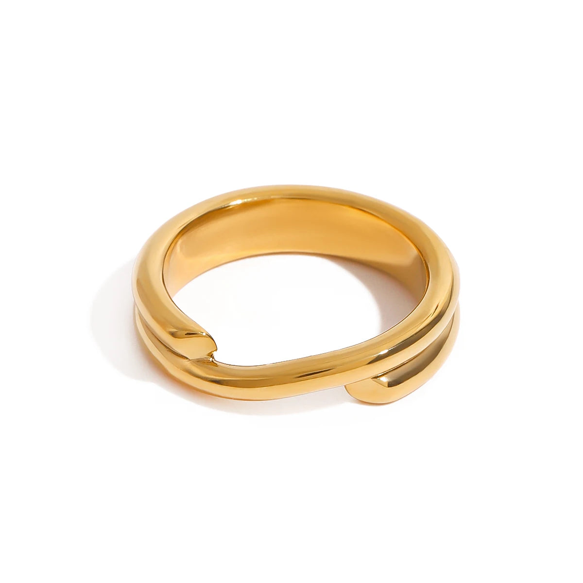 J&D 18k Plated Vintage Design Medallion Stackable Sunbeam Ring Gift High Polished Sunburst Finger Ring