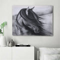 Sketch Black Horse Print Canvas Art Poster Picture Wall Hangings Home Decor Oil Painting on Canvas Posters Print Art Picture