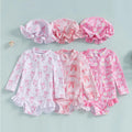 Customize One-Piece Swimsuit for Little Girls 0-3Year Children's Sunscreen Toddler Baby Girls Swimwear