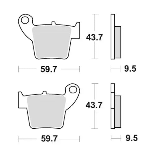 Galfer Standard for Honda CRF 250RX 19-25 Rear Pads Hand Tools