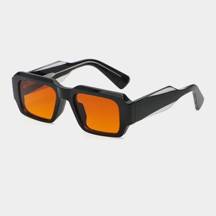 2024 Trend Brand Shades Sunglasses for Female 9833 Square Frame in Gray with UV400 Lenses