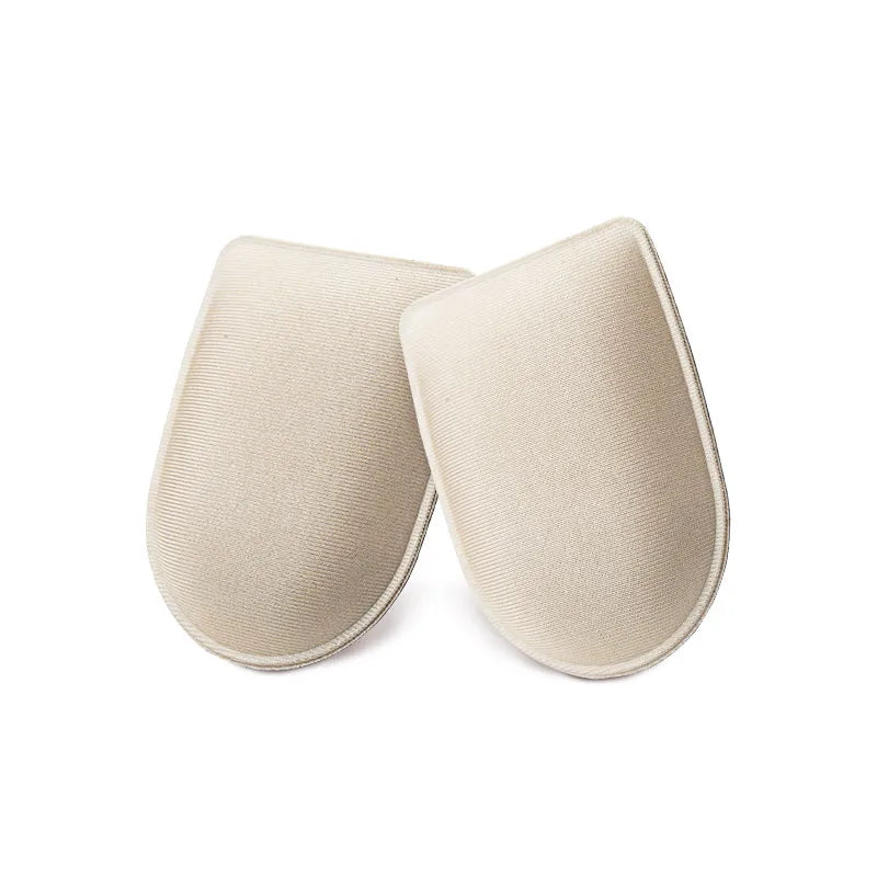 Half Insole Comfort Insoles Adhesive Pads Foam Cushion Shoe Inserts Pain Relief Sweat-Absorption Soft Fabric Heel Pad Model
