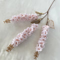 Multicolor-Pink Modern Style Artificial Flower Decoration Mariage 3  Cross Eiffel Hyacinth
