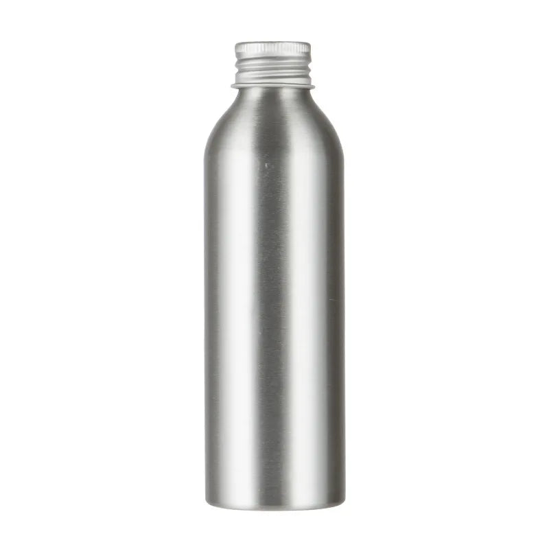 Empty 100 ml 150 ml Metal Aluminum Bottle with Metal Lid for Cosmetic Oil
