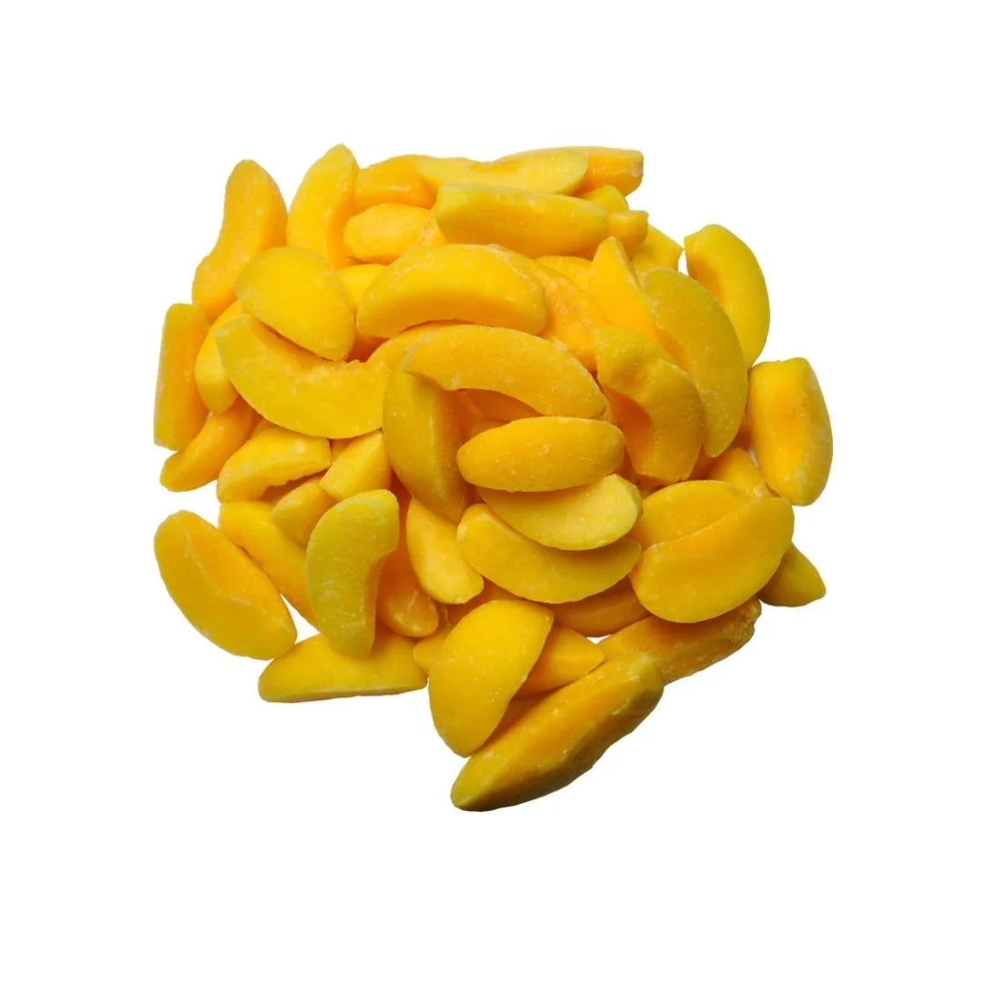 IQF Frozen Diced Yellow Peaches Creative Culinary Use Golden FleshChunks Product Type Frozen Vegetables