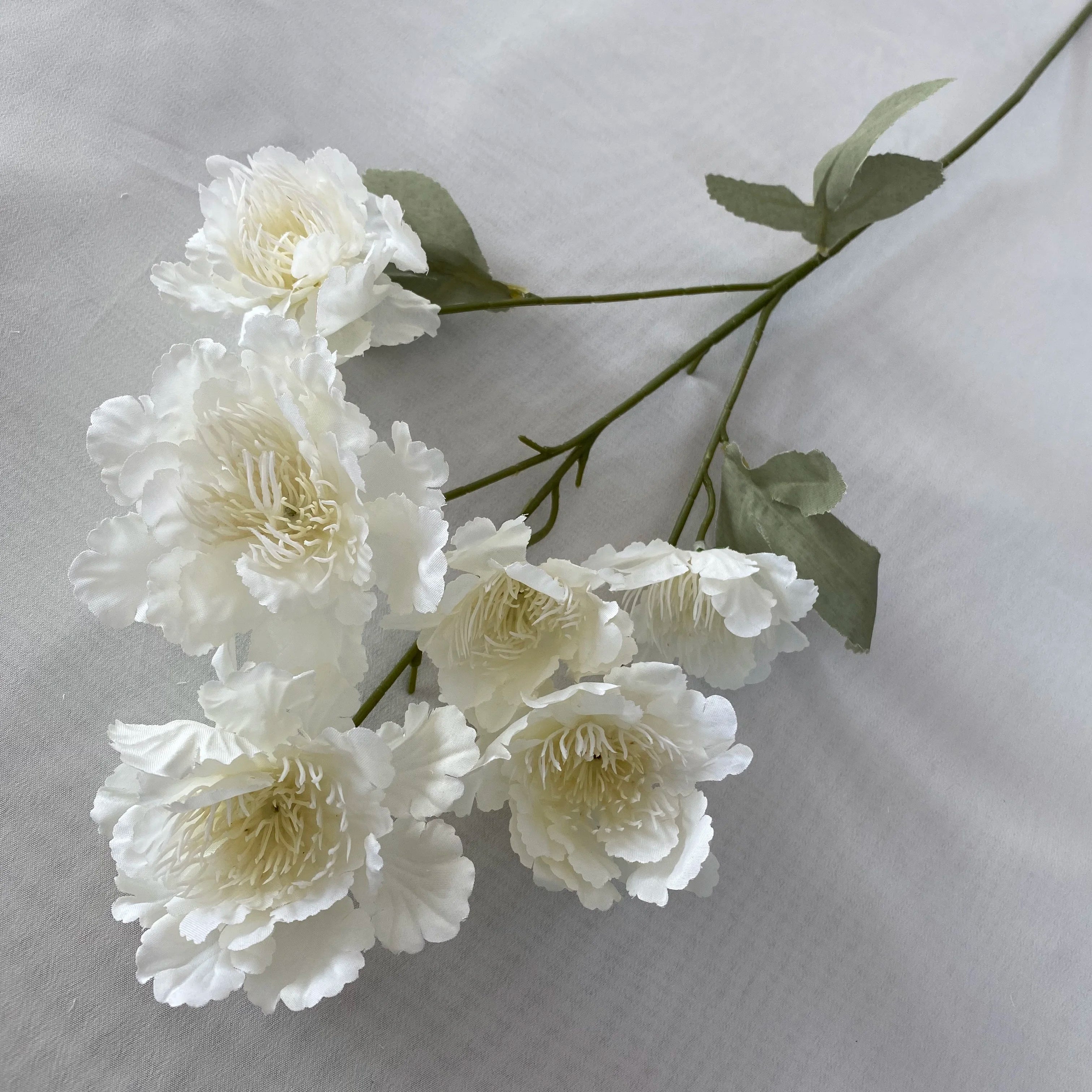 Multicolor-white Modern Style Artificial Flower Wedding Decoration Snow Peony