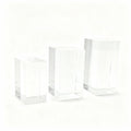 Custom Polished Crystal Block with Love Theme for 3D Laser Engraving Souvenir