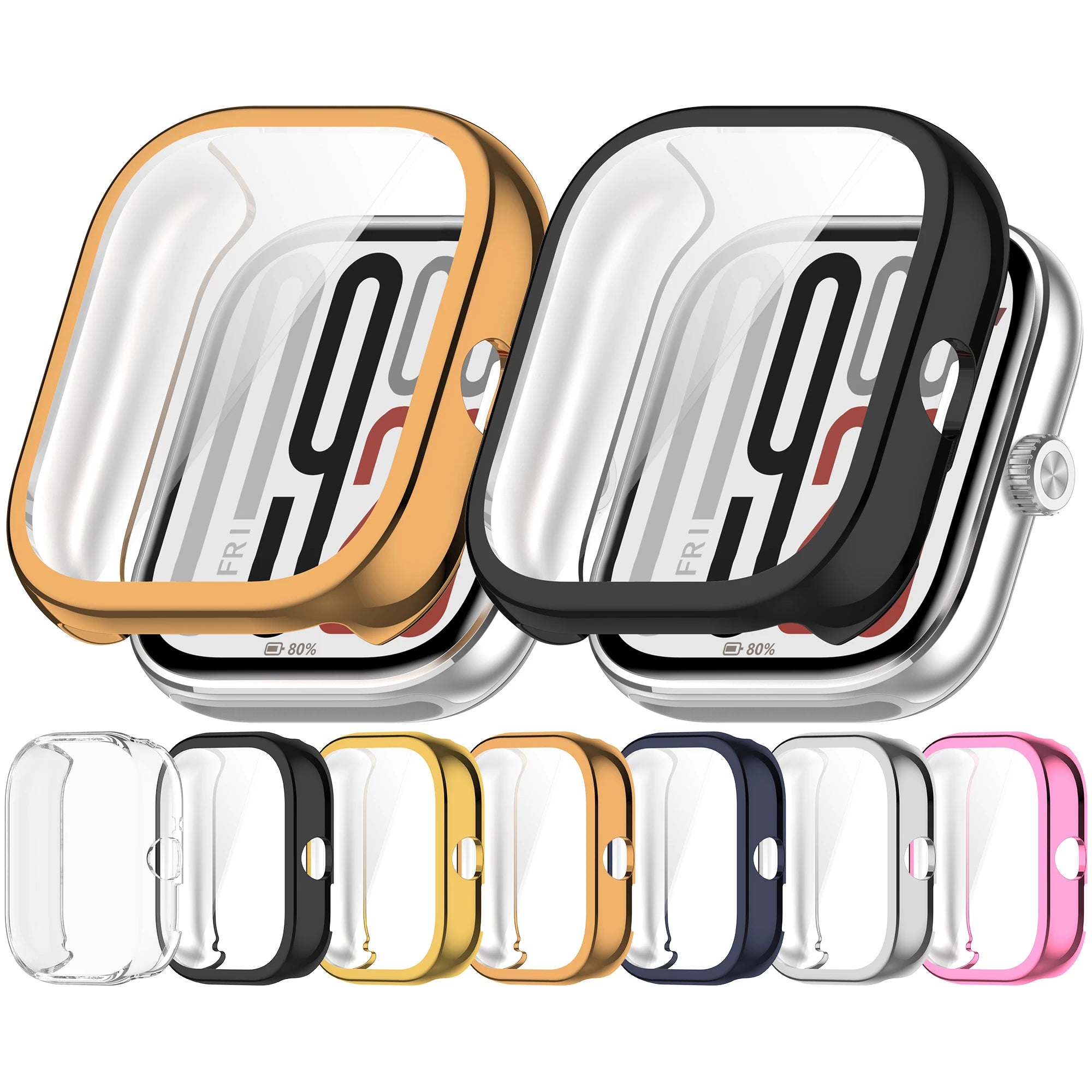 ShanHai Soft TPU Case for Redmi Watch 5 5 ESIM Smart Watch Strap Bumper Cover Screen Protector for Redmi Watch 4 Shell Accessory
