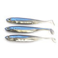 Selco Cebo Blando Swimbait Paddle Tail Shad Lure Vivid Trout Soft Lure Attractant Fork Plastic Lure Fluke